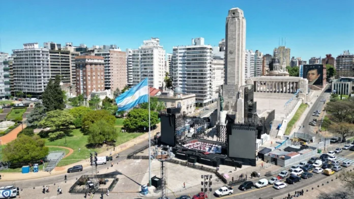 Celebración del Día de la Virgen del Rosario, patrona de la ciudad de Rosario, que se conmemora cada 7 de octubre