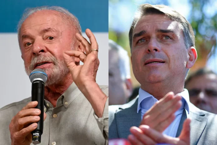 brasil-bolsonaro-sigue-arriba-lula-achico-dos-puntos Luiz Inácio Lula da Silva y Flávio Bolsonaro, candidatos en las elecciones presidenciales de Brasil