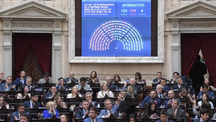 diputados-aprobo-ley-discapacidad-permanente Sesión de la Cámara de Diputados de la Nación en la que se aprobó la ley de discapacidad permanente